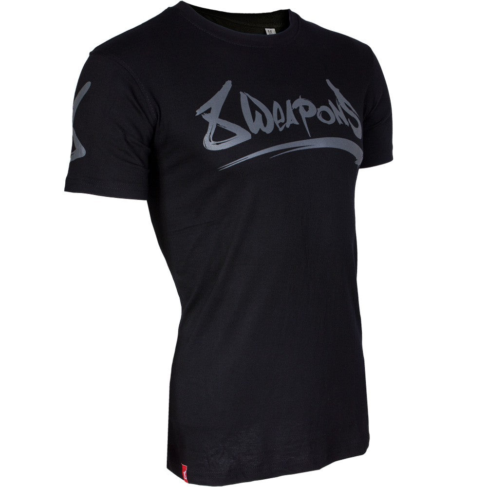 8 Weapons Unlimited Grey Camiseta - Negro