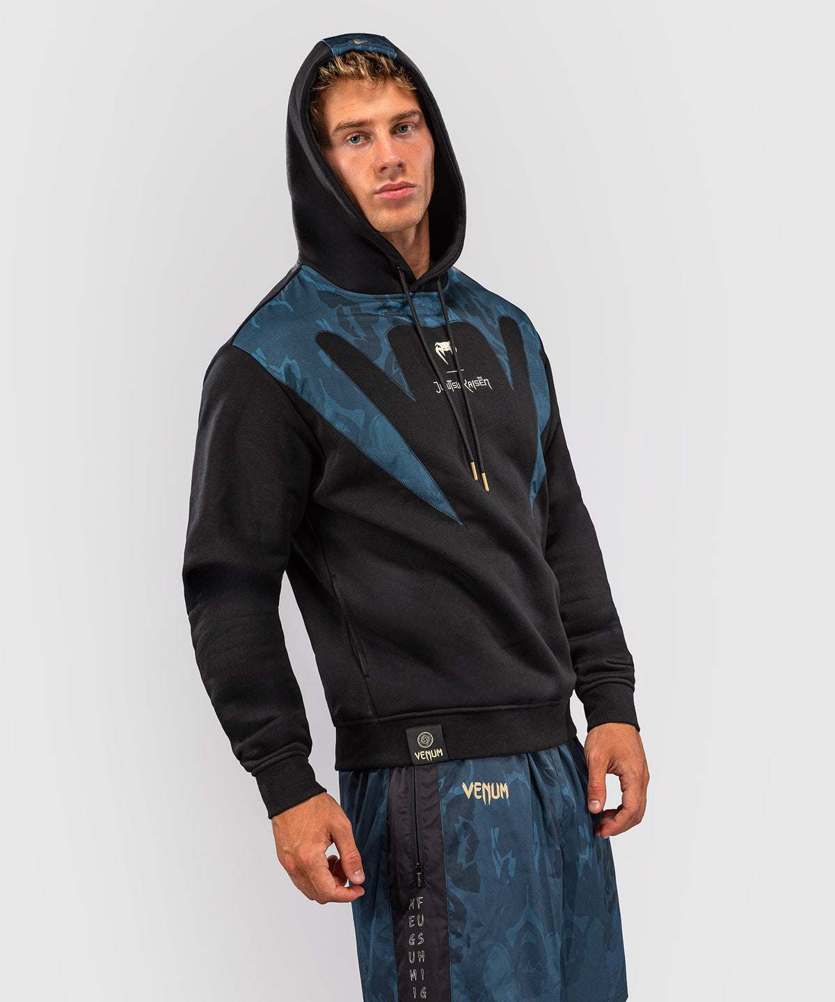 Sweat à capuche Fushiguro Jujutsu Kaisen x Venum – Vert Océan