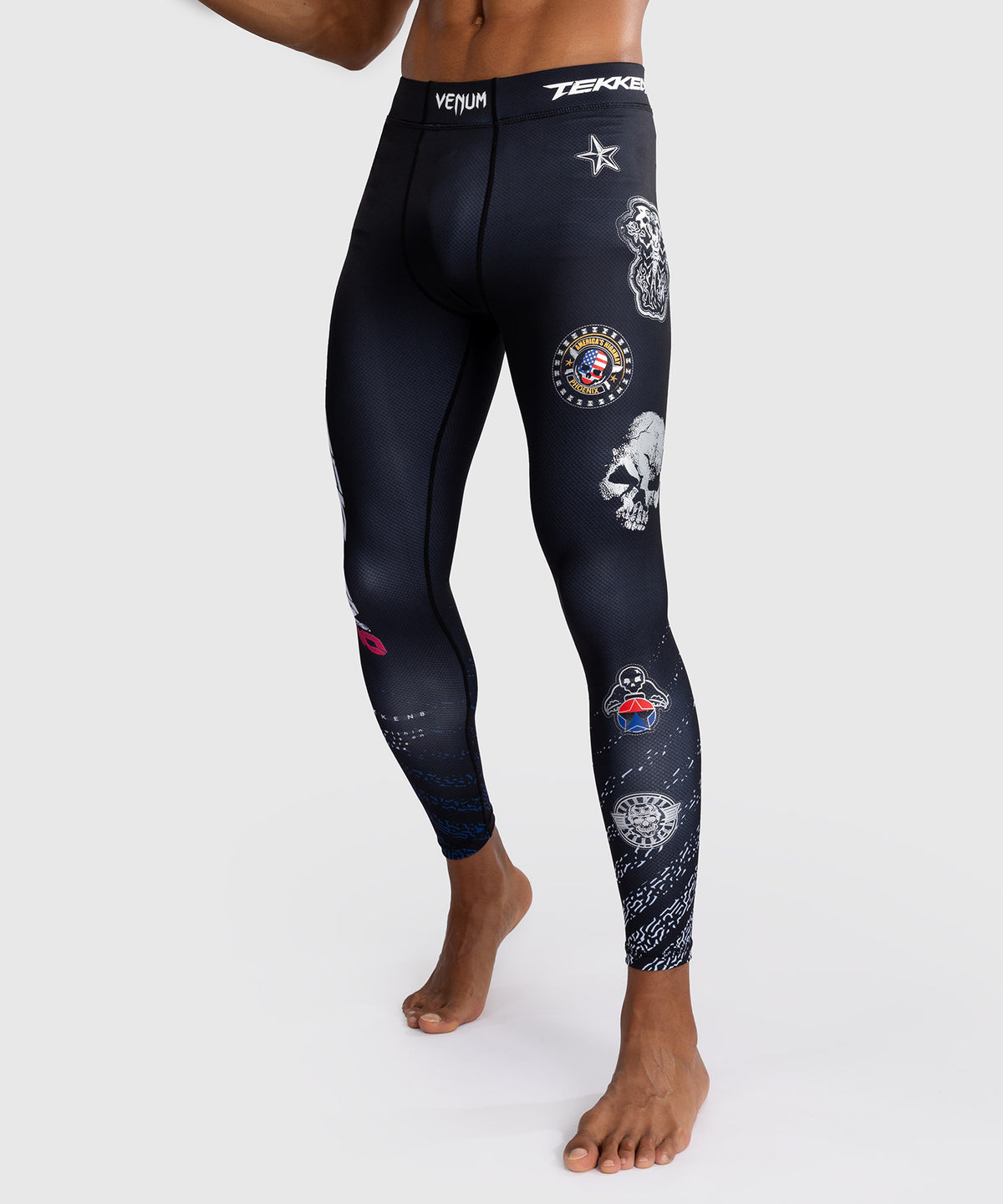 Venum x TEKKEN 8 - Paul Phoenix Spats - Schwarz/Blau