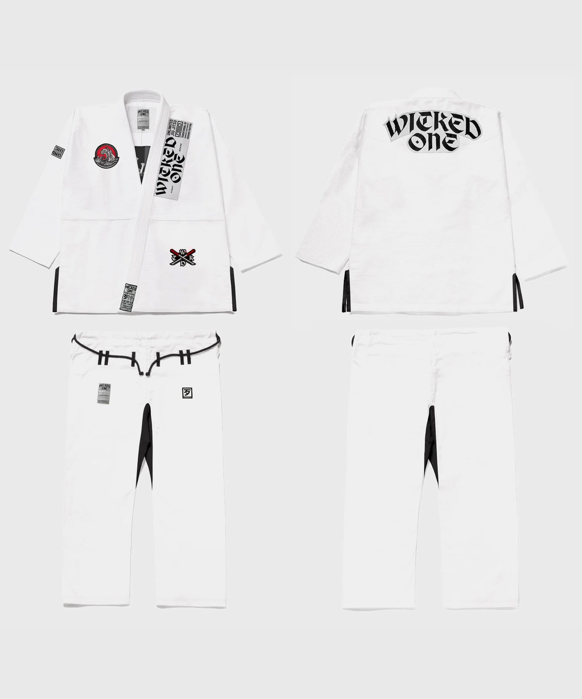 Kimono De JJB Wicked One Samurai - Blanc