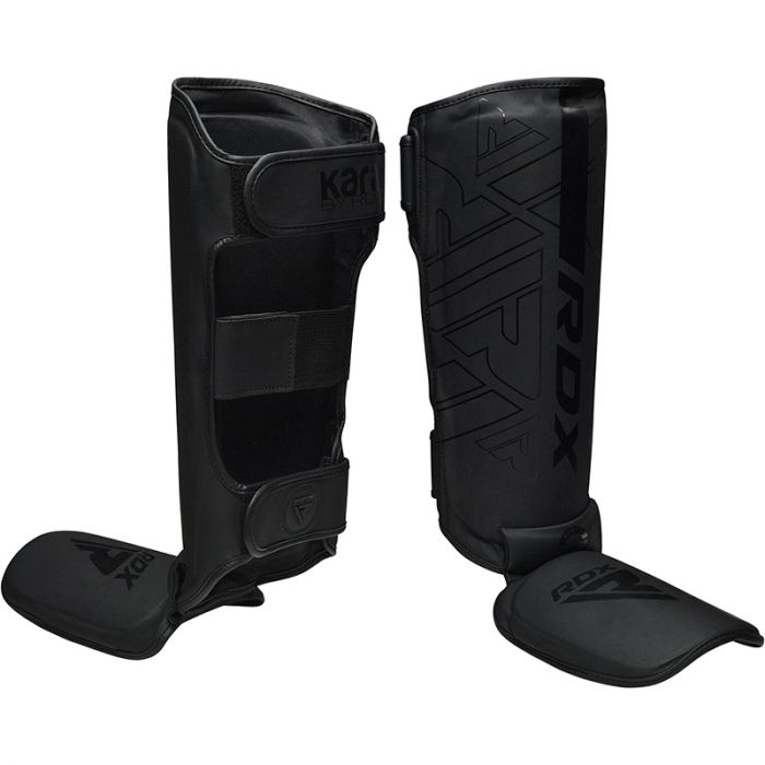 RDX F6 Kara Schienbeinschoner - Schwarz/Schwarz