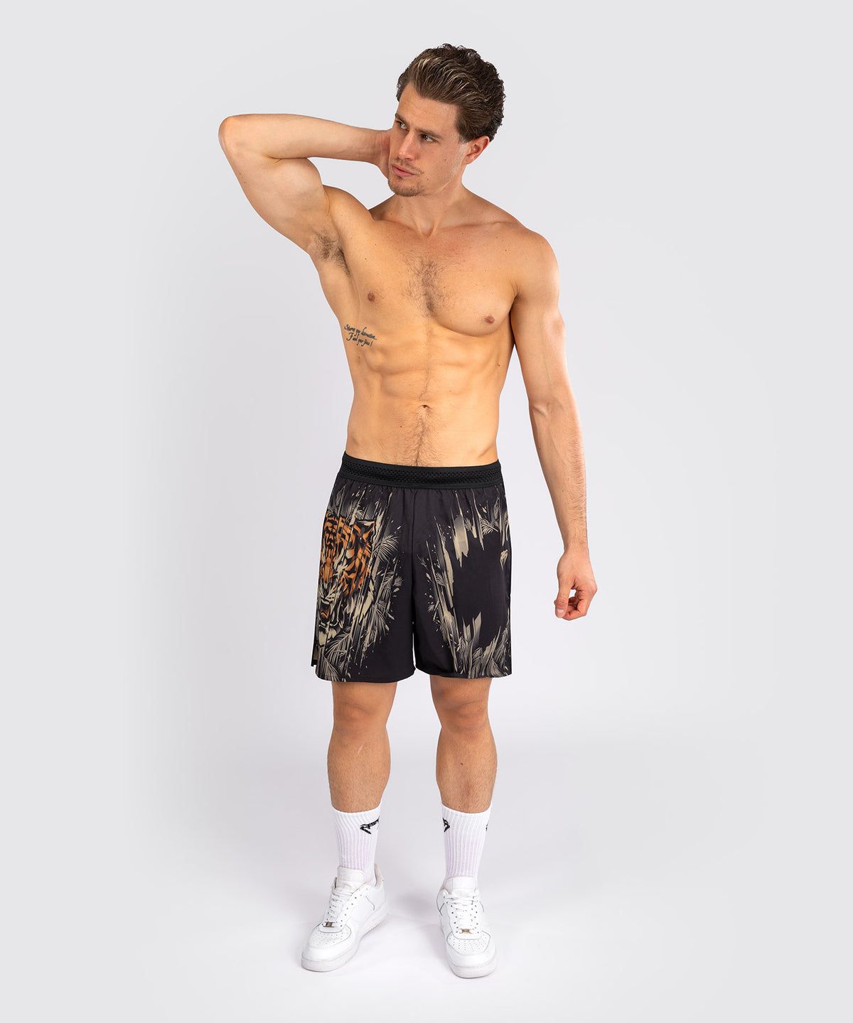 Venum Tiger Pantaloni da Allenamento Uomo - Nero/Arancione Neon