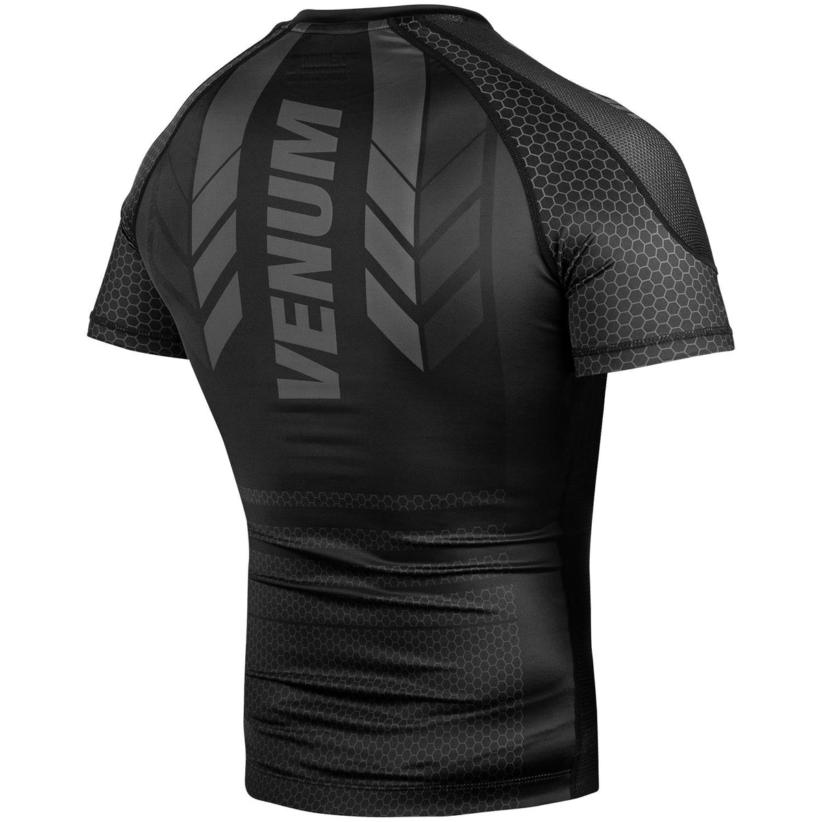 Rashguard Venum Technical 2.0 - Manches courtes - Noir/Noir