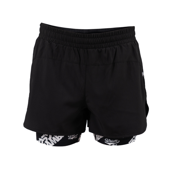 Short de MMA Scramble Dual Layer - Noir