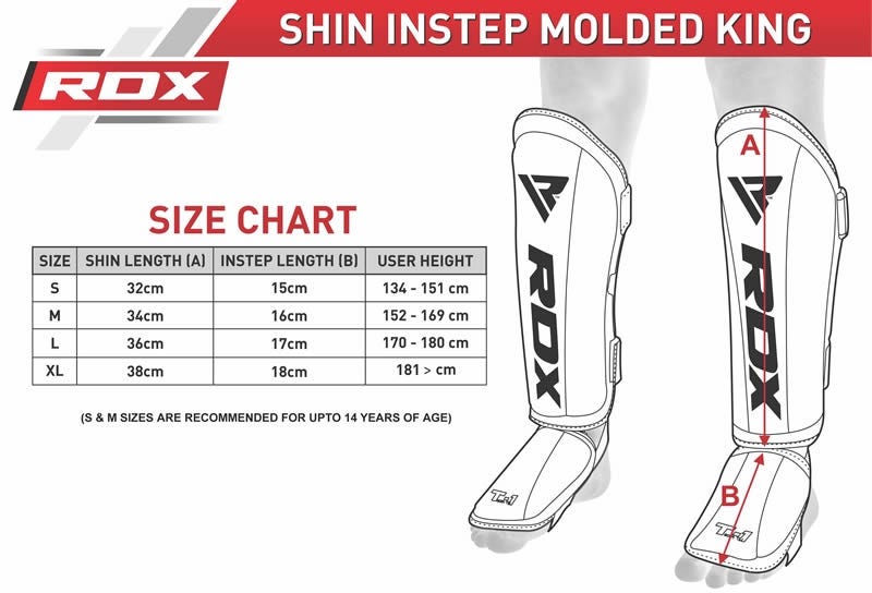 RDX Sports Molded King Shin Guards