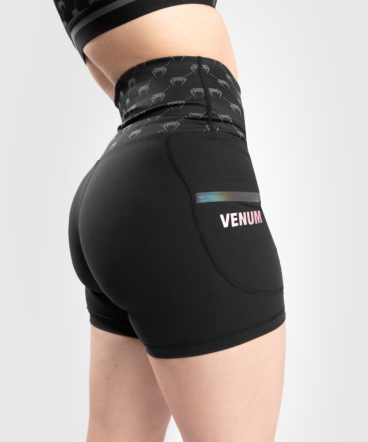 Short De Compression Venum Monogram - Pour Femme - Noir/or rose