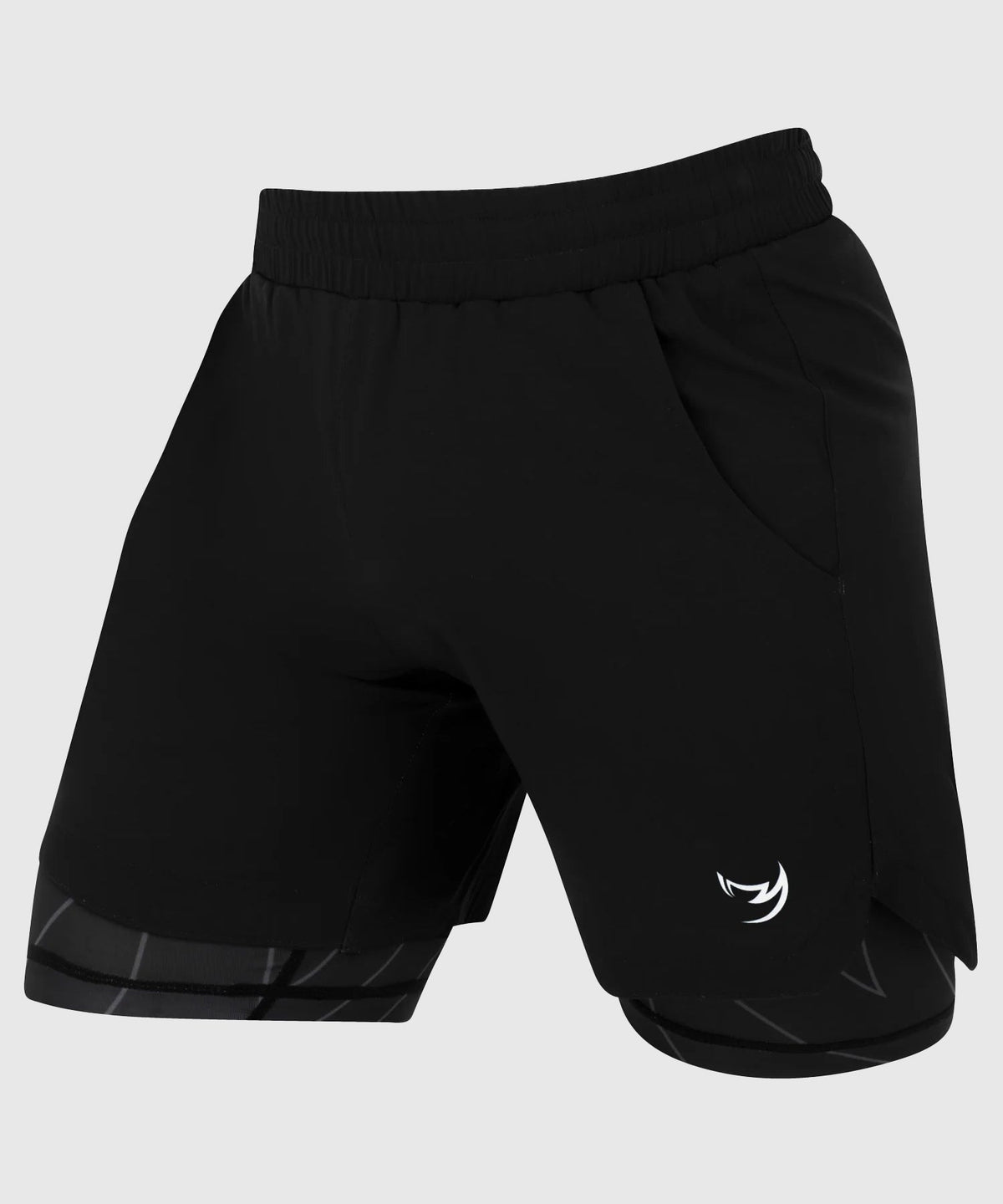 Fumetsu Allenamento Dual Layer Icon Fightshorts - Nero
