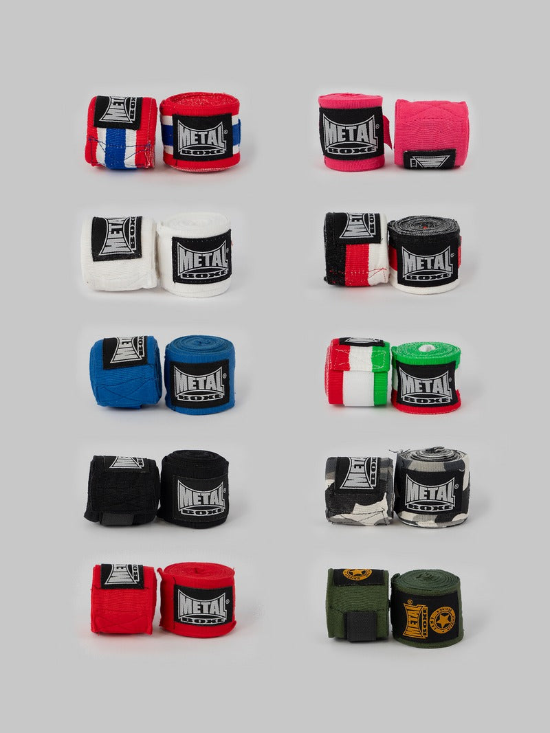 Metal Boxe Boxing Hand Wraps 2.5m - Black
