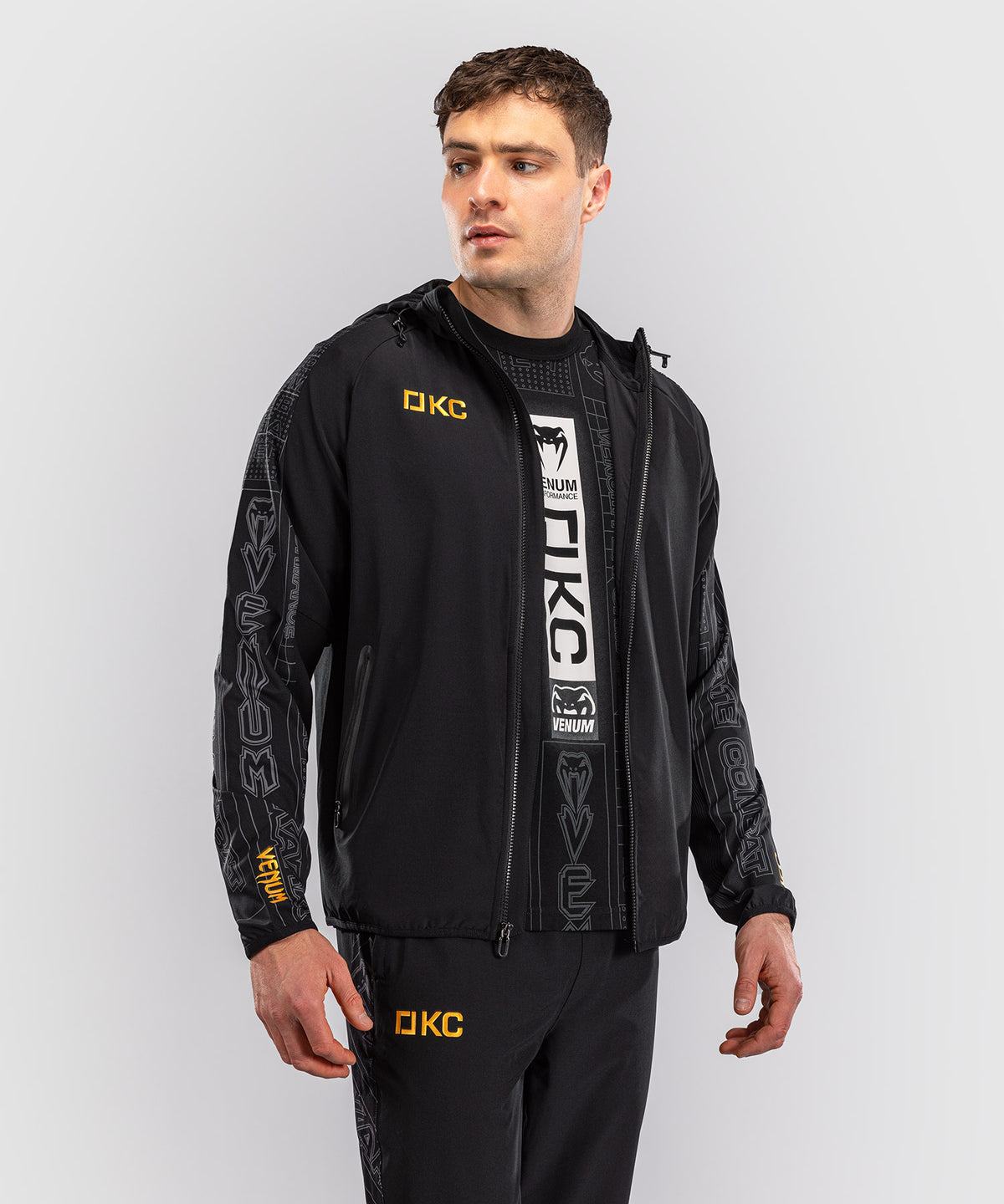 Karate Combat by Venum Chaquetas de Chándal – Negro/Gris
