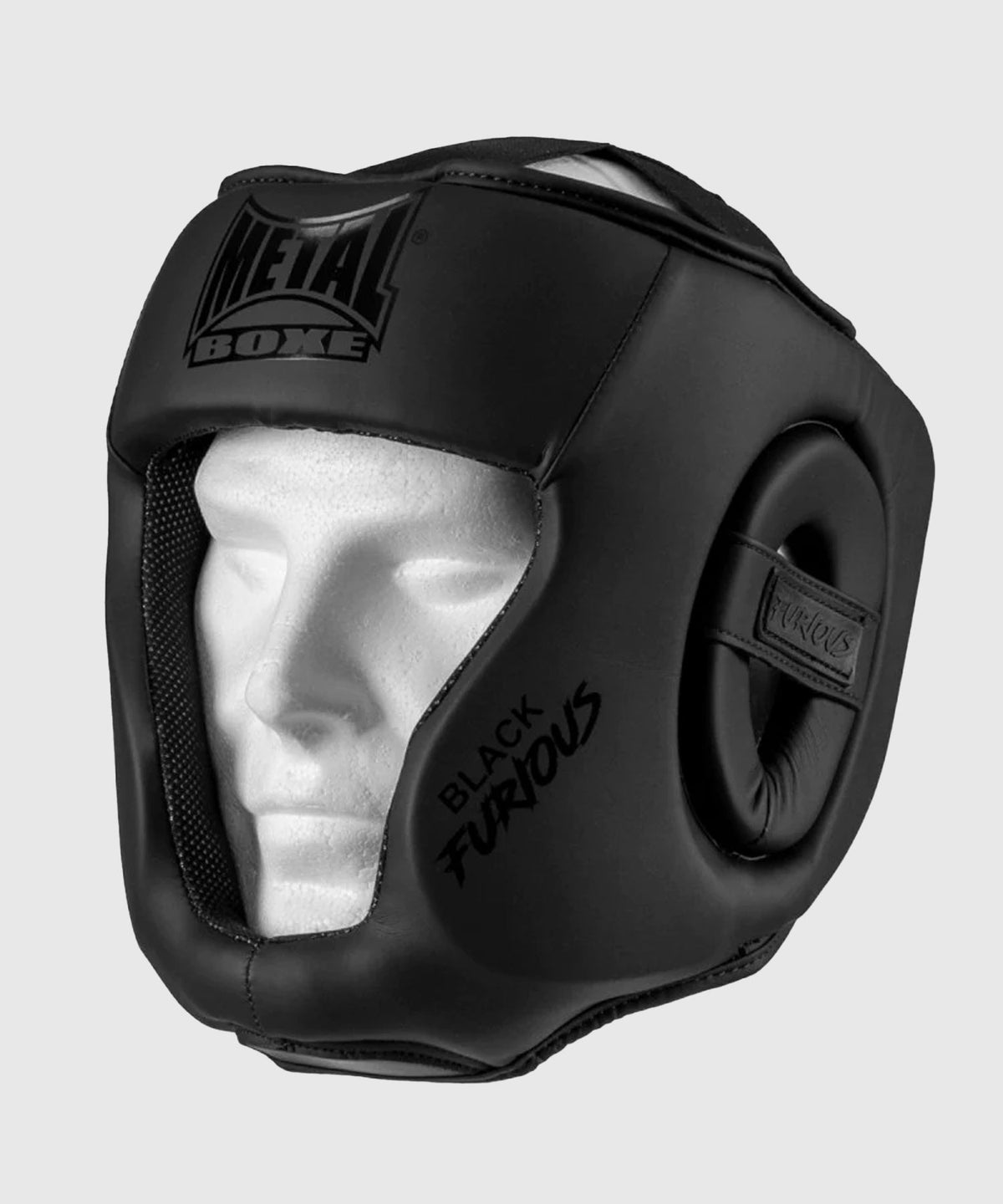 Casque de Metal Boxe Integral Metal Furious - Noir