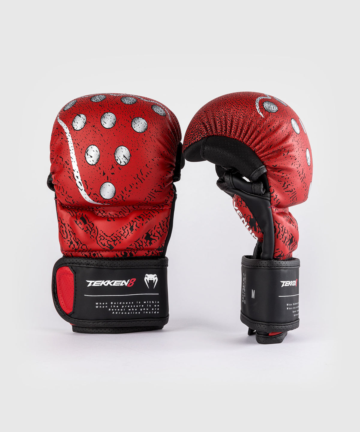 Venum x TEKKEN 8 Kazuya Guantes de Sparring - Rojo/Negro