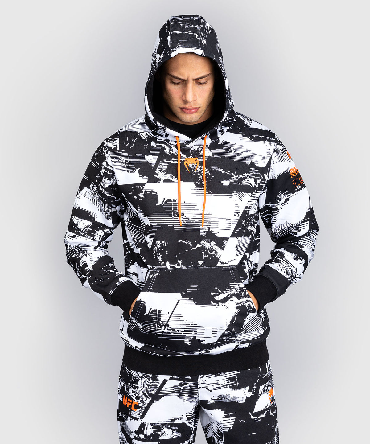 Men's UFC Zenith by Venum White Authentic Fight Week Pullover Hoodie