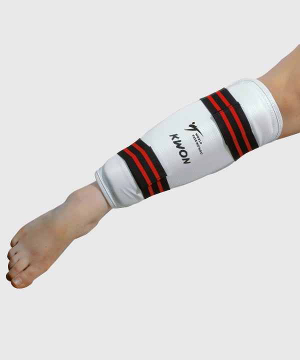 Kwon Evolution Shin Guards WT Approved - White