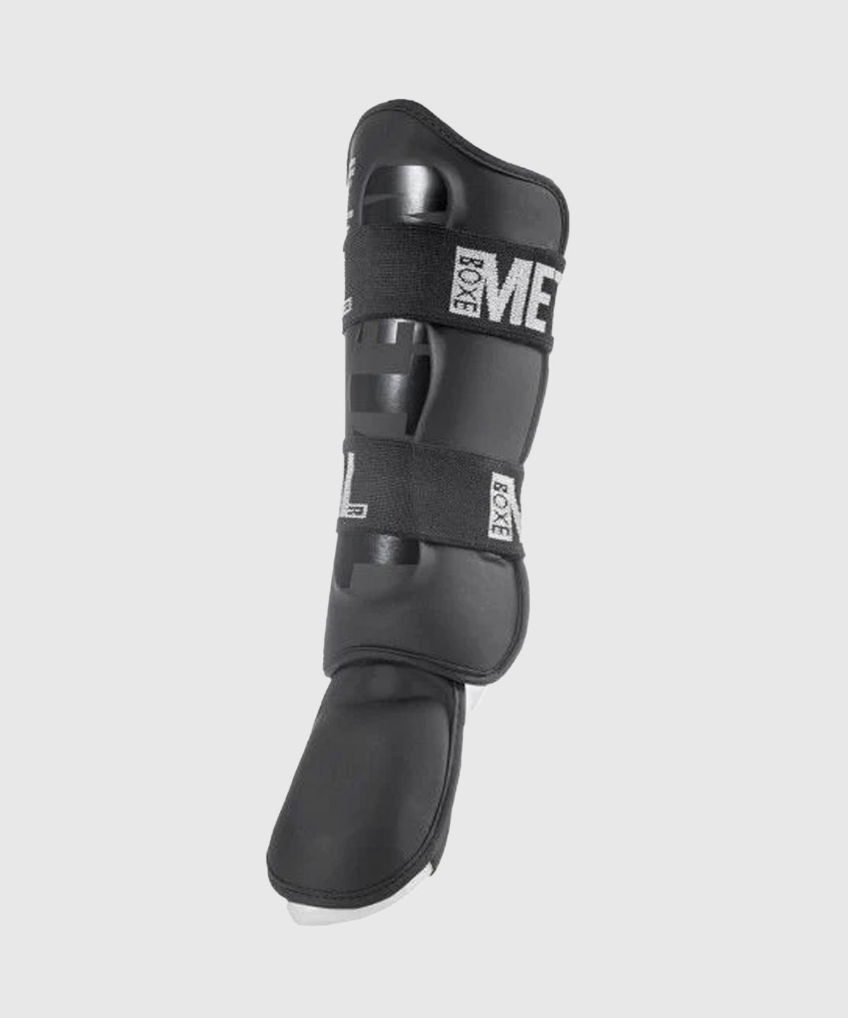 Metal Boxe Pro Black Light Espinilleras con pies desmontables - Negro