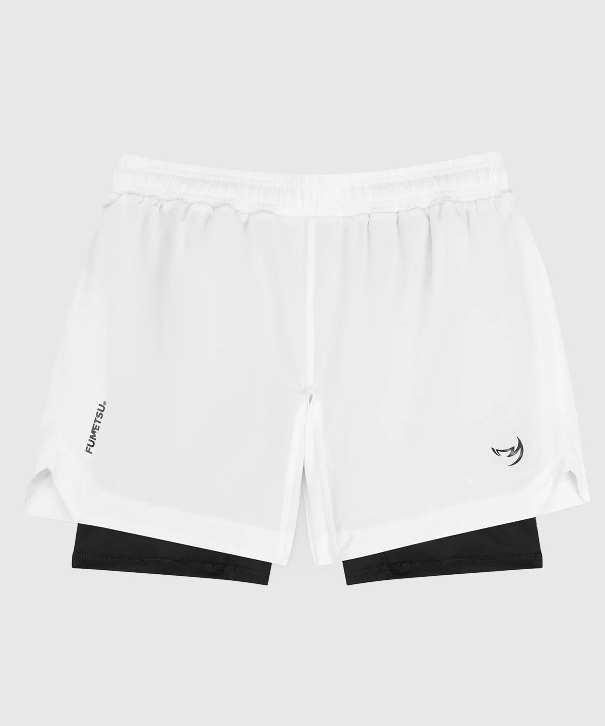 Short de MMA Fumetsu Dual Layer Origins - Blanc