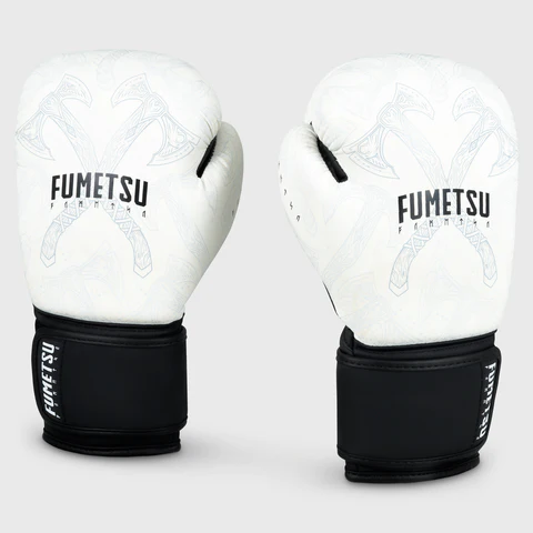 Fumetsu Berserker Guantes de Boxeo - Blanco/Negro