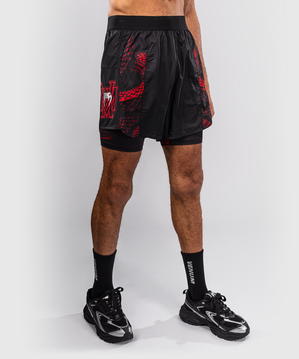 Venum Matupa Pantaloncini da Allenamento - Nero/Rosso/Argento