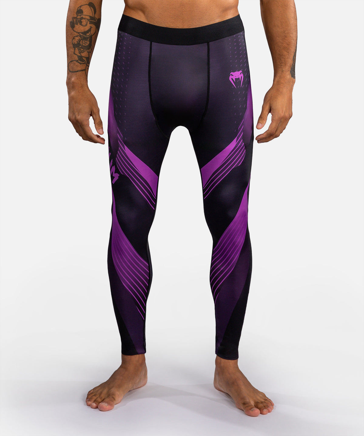 Venum No-Gi 6.0 Spats - Nero/Viola