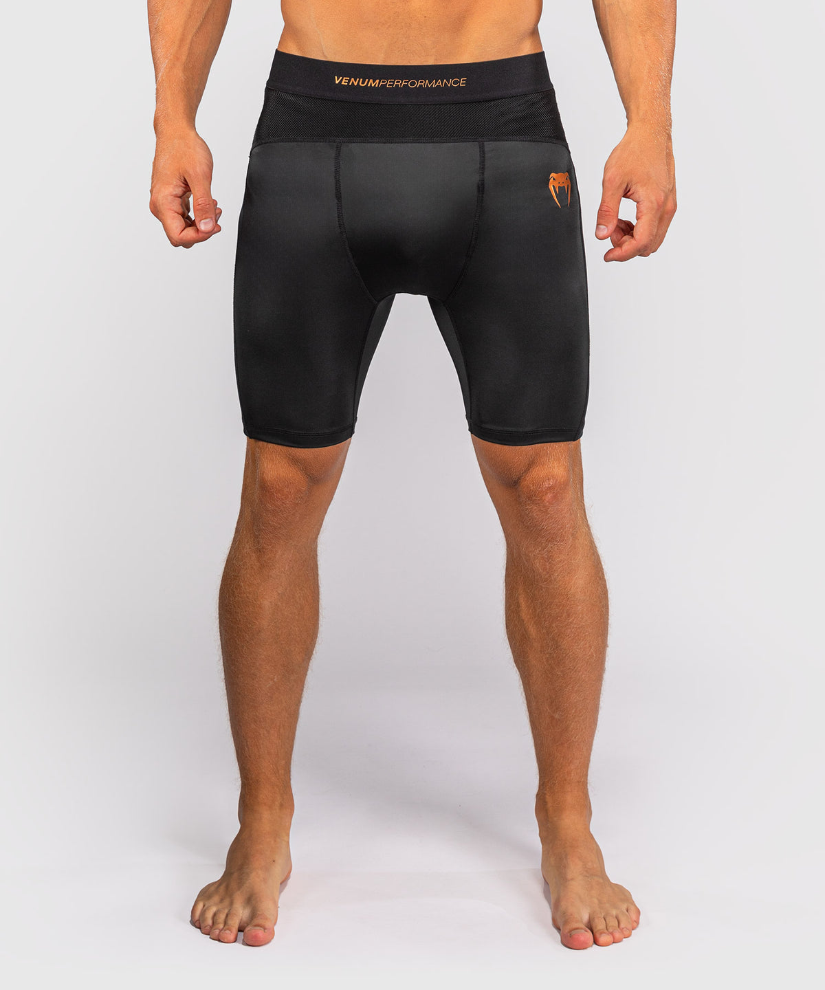 Venum G-Fit Revolution Vale-Tudo-Shorts - Schwarz/Kupfer
