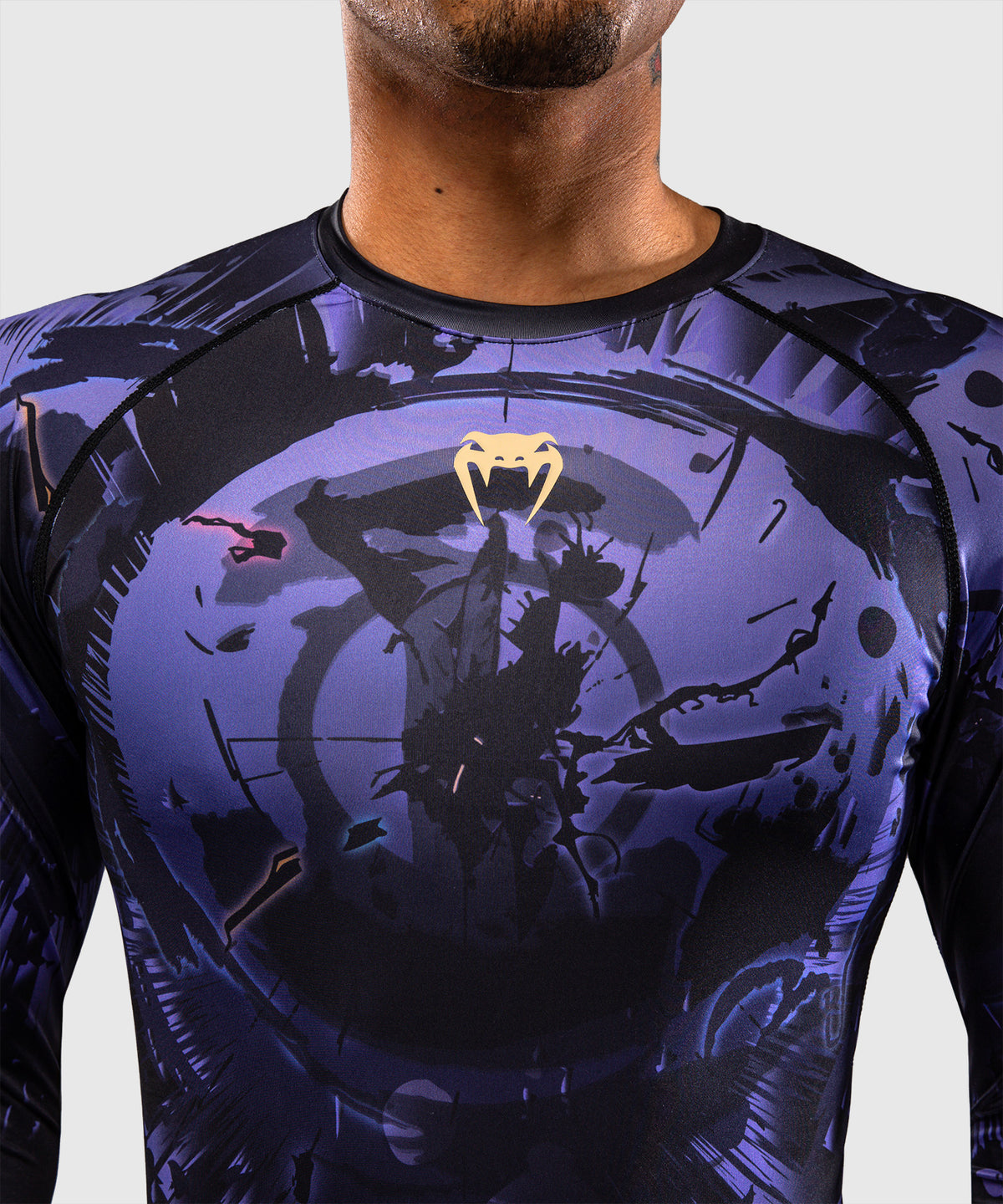 Jujutsu Kaisen x Venum Gojo Langarm Rashguard – Lila