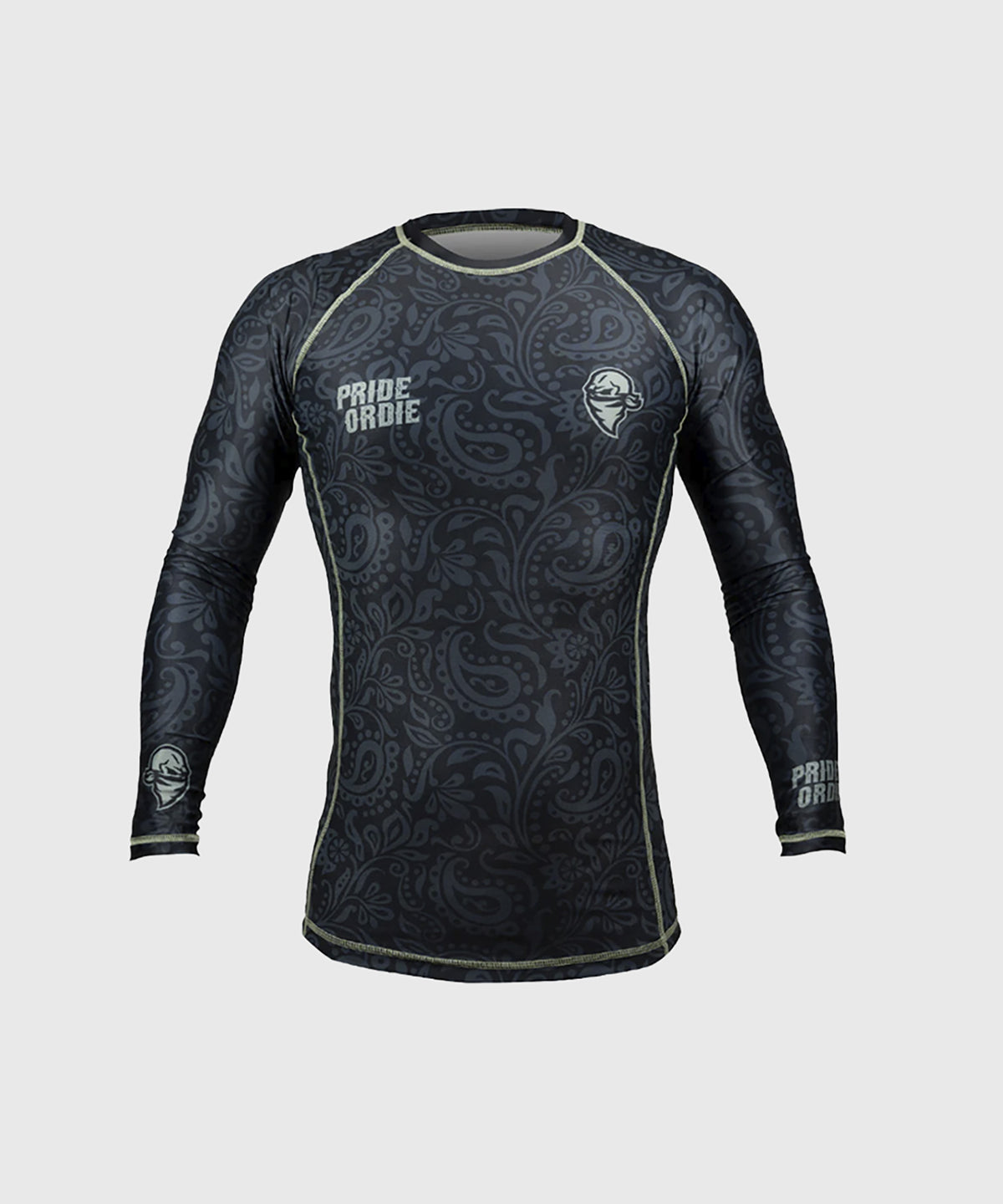 Pride Or Die Fearless Langarm-Rashguard - Schwarz