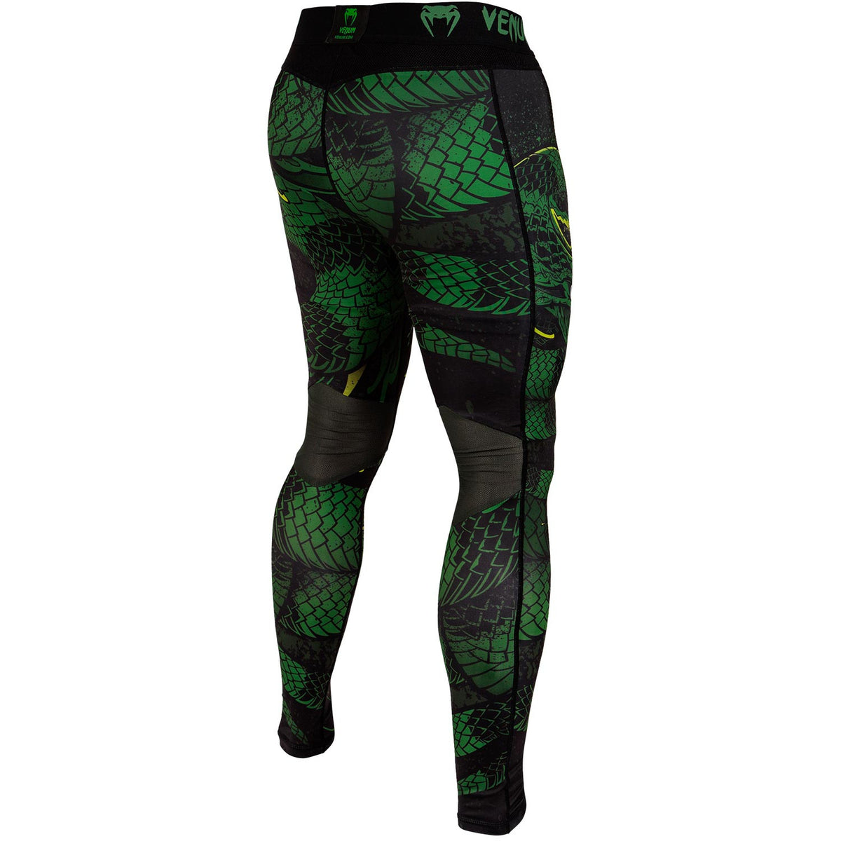 Venum Green Viper Compression Tights - Black/Green