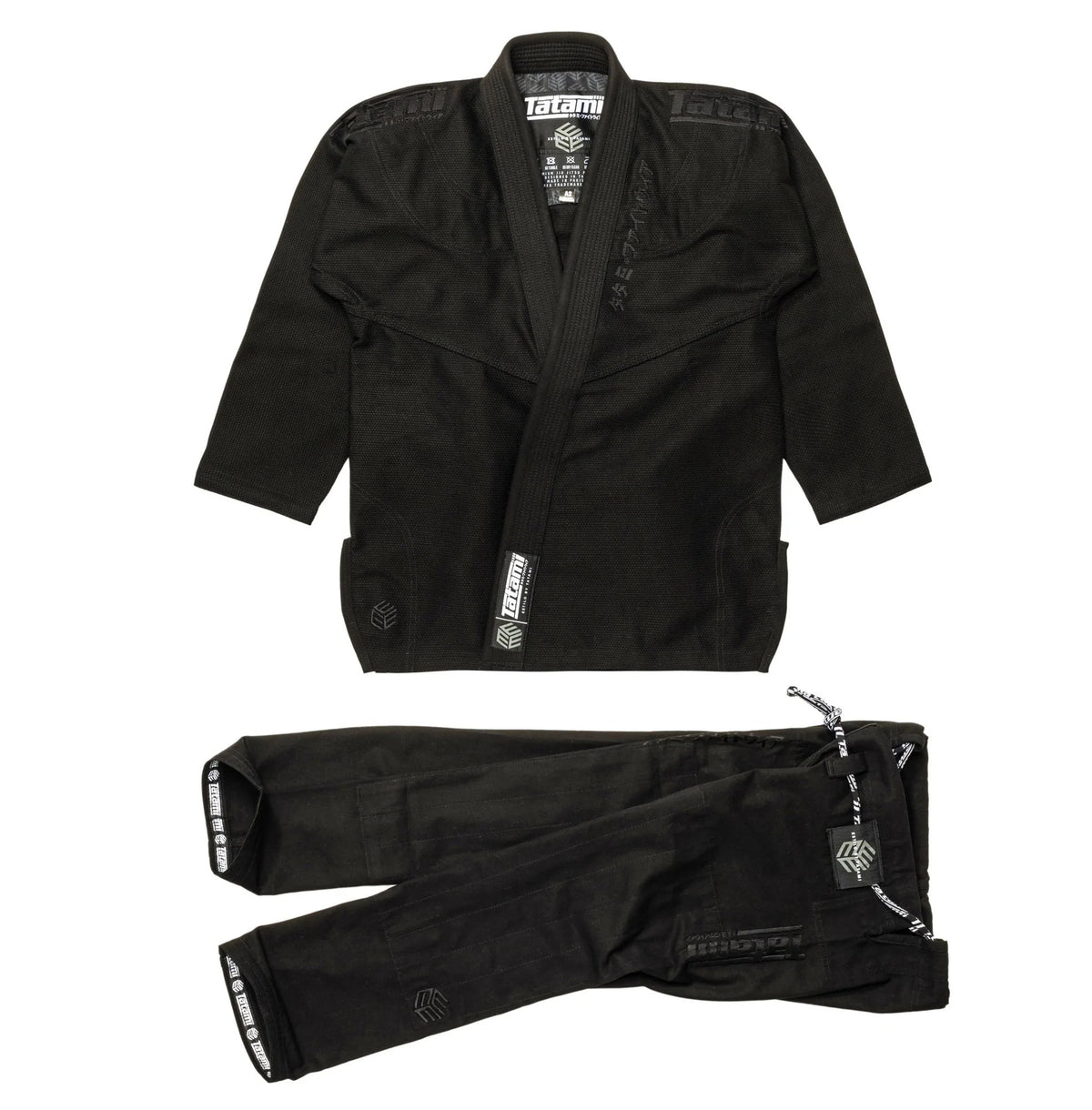 Kimono de JJB Tatami Fightwear Estilo Black Label - Noir/Noir