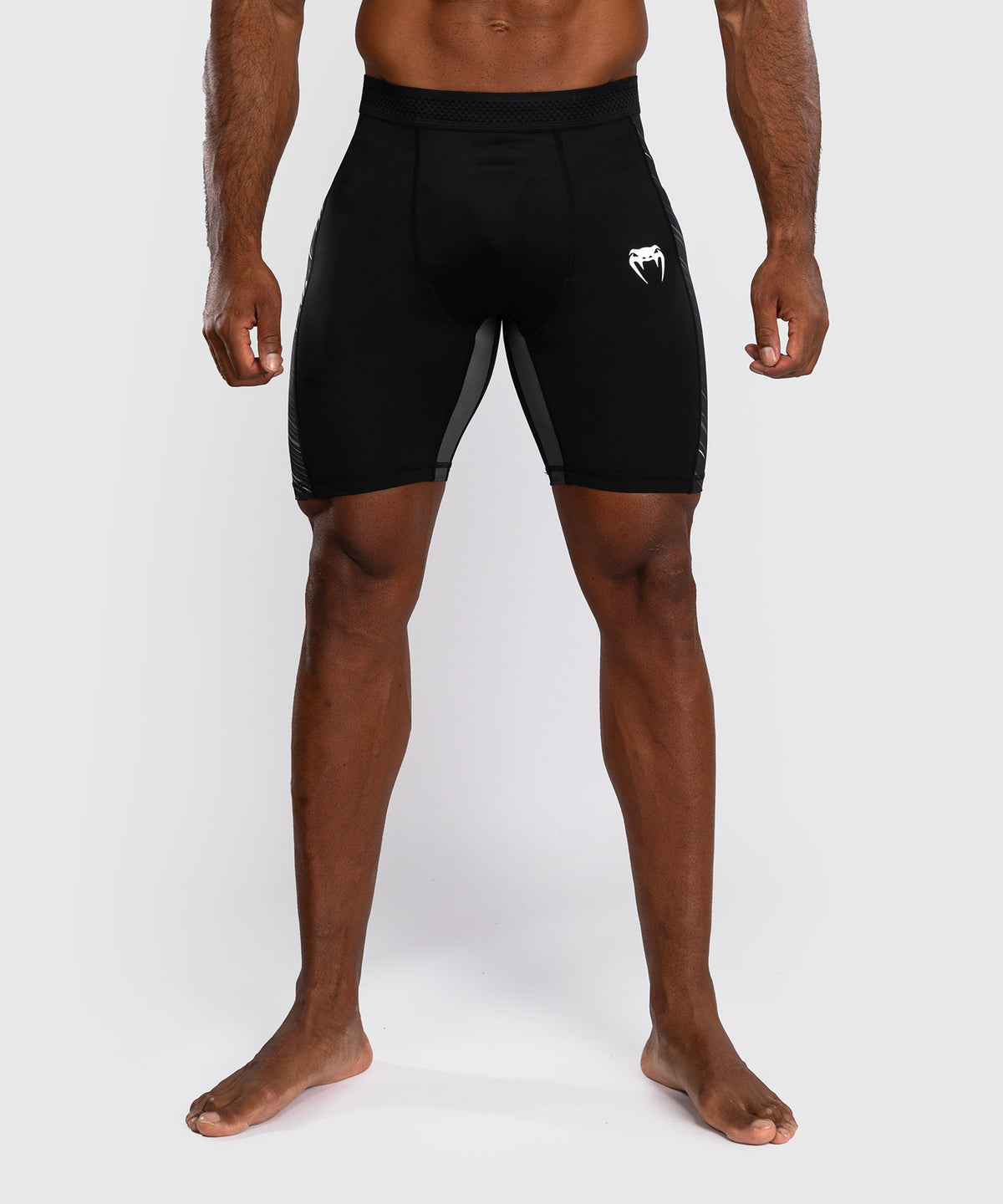Venum Rapid Pantalones Cortos Vale Tudo - Negro/Gris Tormenta