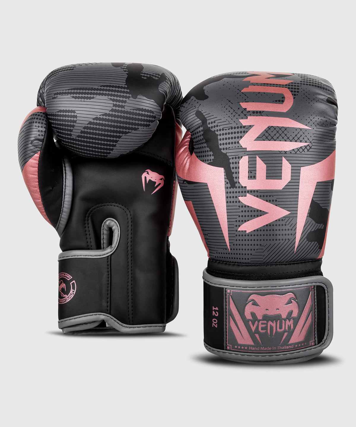 Venum Elite Boxing Gloves – Camo/Pink