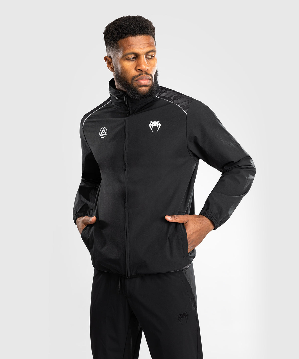 Venum x Polaris Giacca da Track - Nero/Grigio Tempesta
