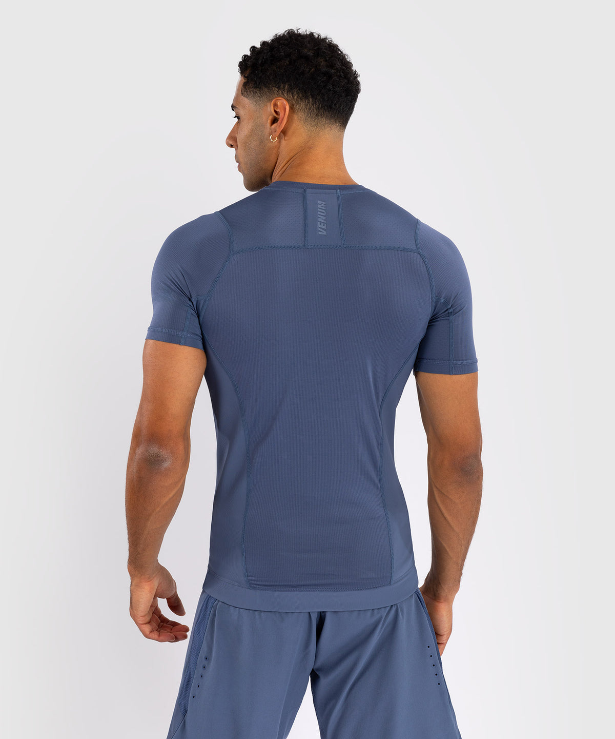Venum G-Fit Air Herren Kurzarm Rashguard - Nebelblau