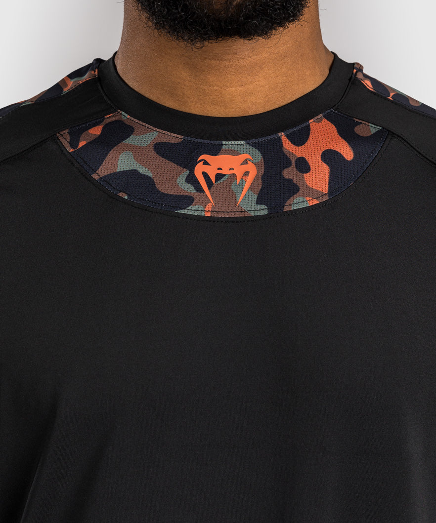 T-shirt Dry-Tech Venum Jungle Ops - Noir/Camouflage Kaki