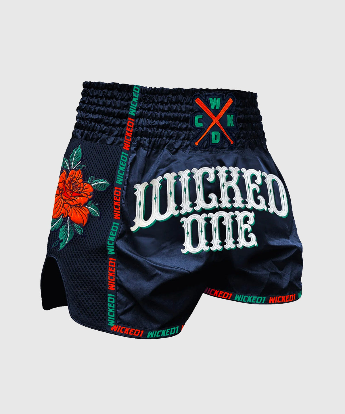Wicked One Bandido Pantalones de Muay Thai - Azul Marino