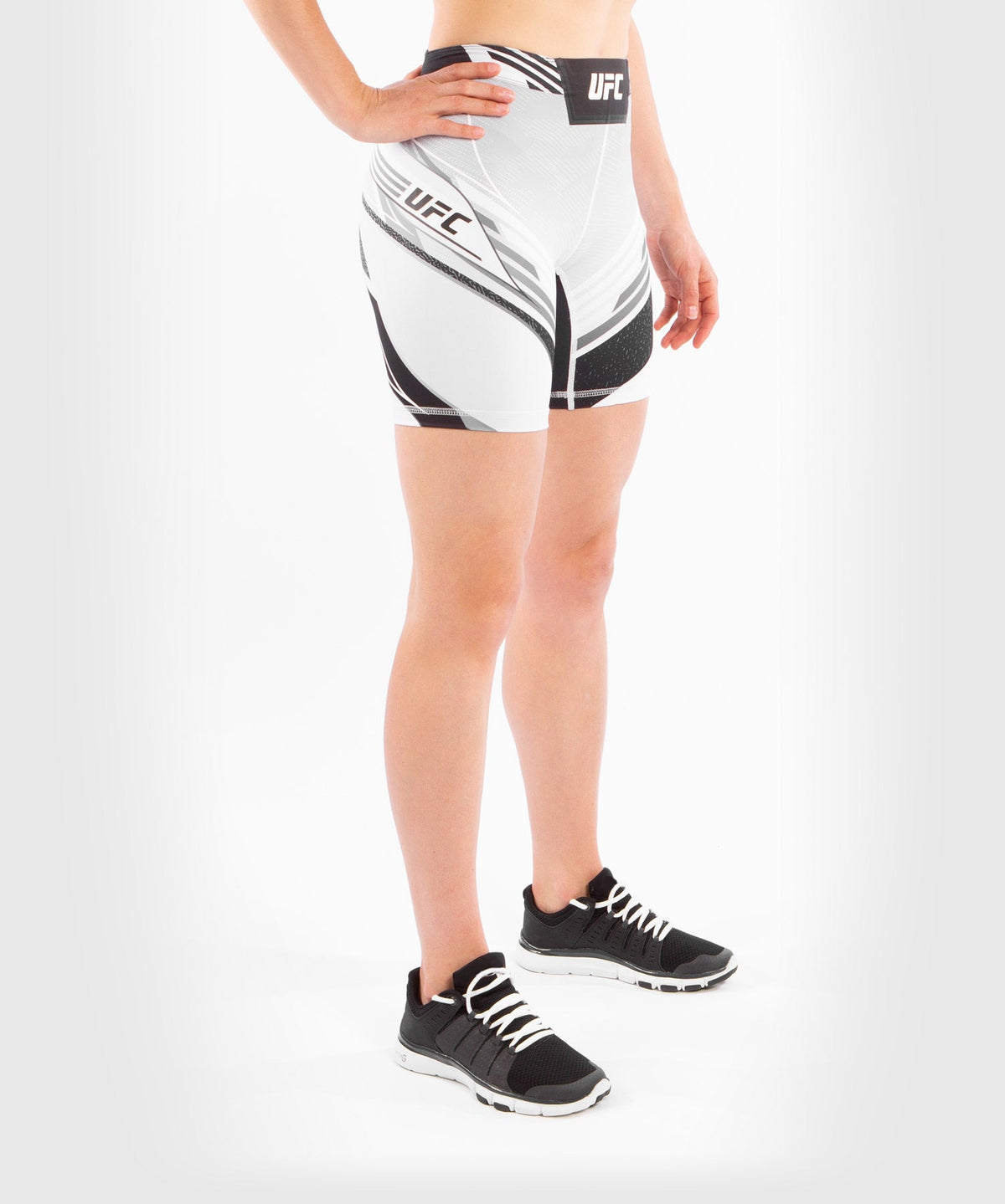 UFC Damen Kompressionsshorts Venum Authentic Fight Night - Langer Schnitt - Weiß