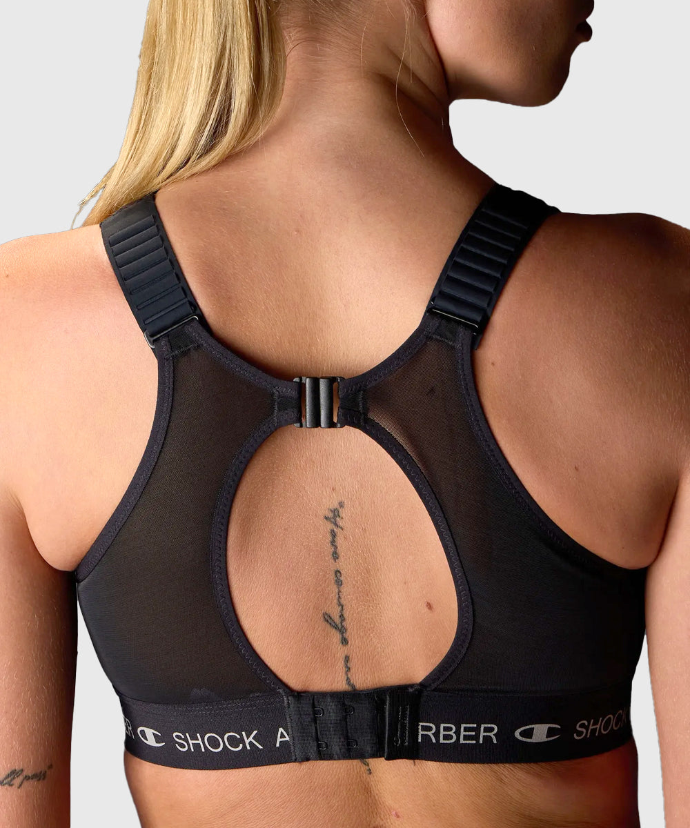 Champion Shock Absorber Ultimate Padded Run Reggiseno Sportivo - Nero