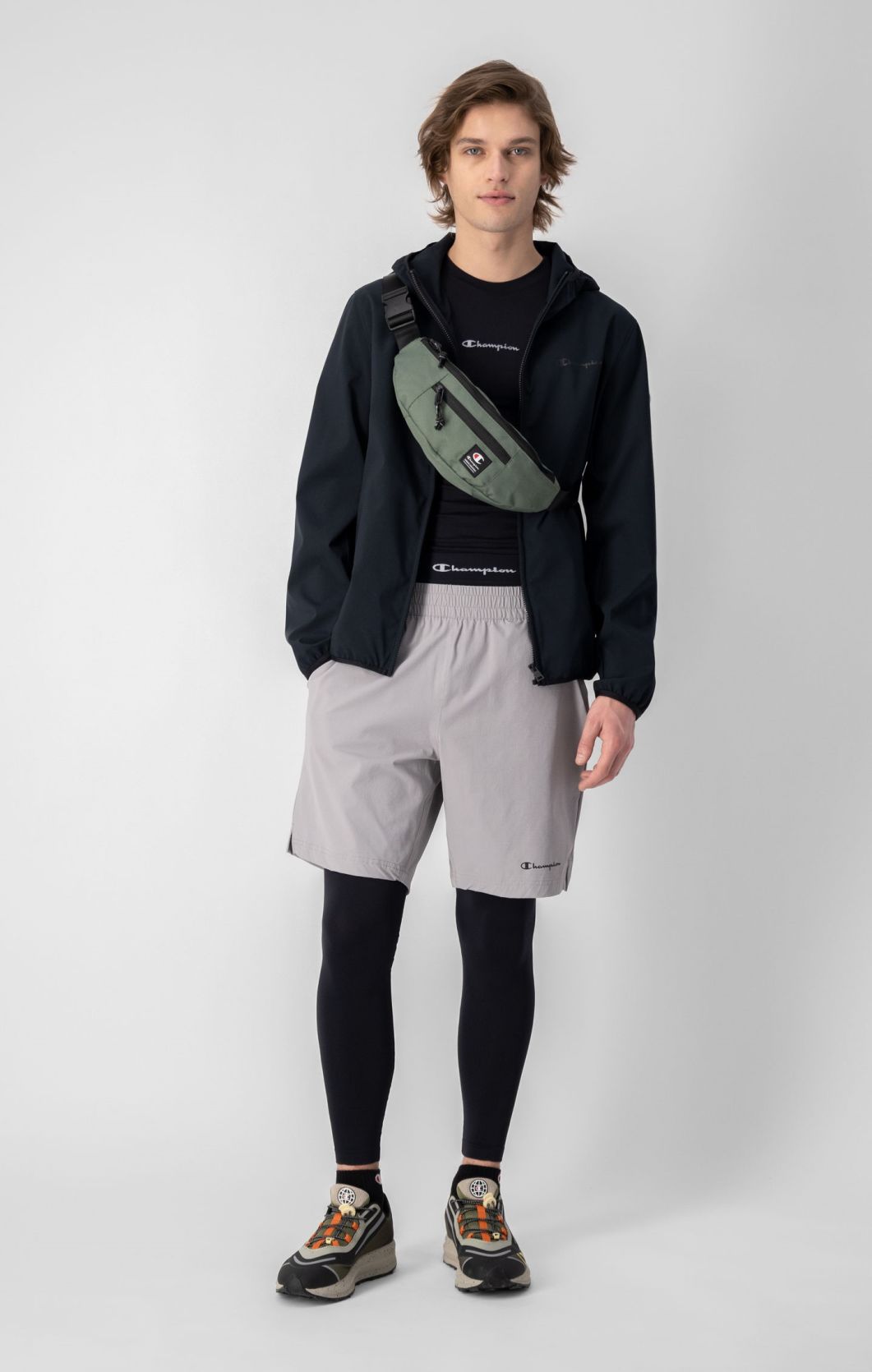 Champion Seamless Langarm T-Shirt - Schwarz