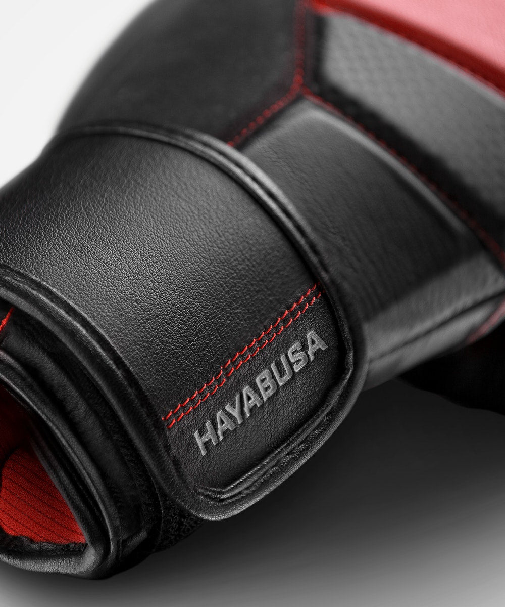Hayabusa T3 Guantes de Boxeo - Negro/Rojo
