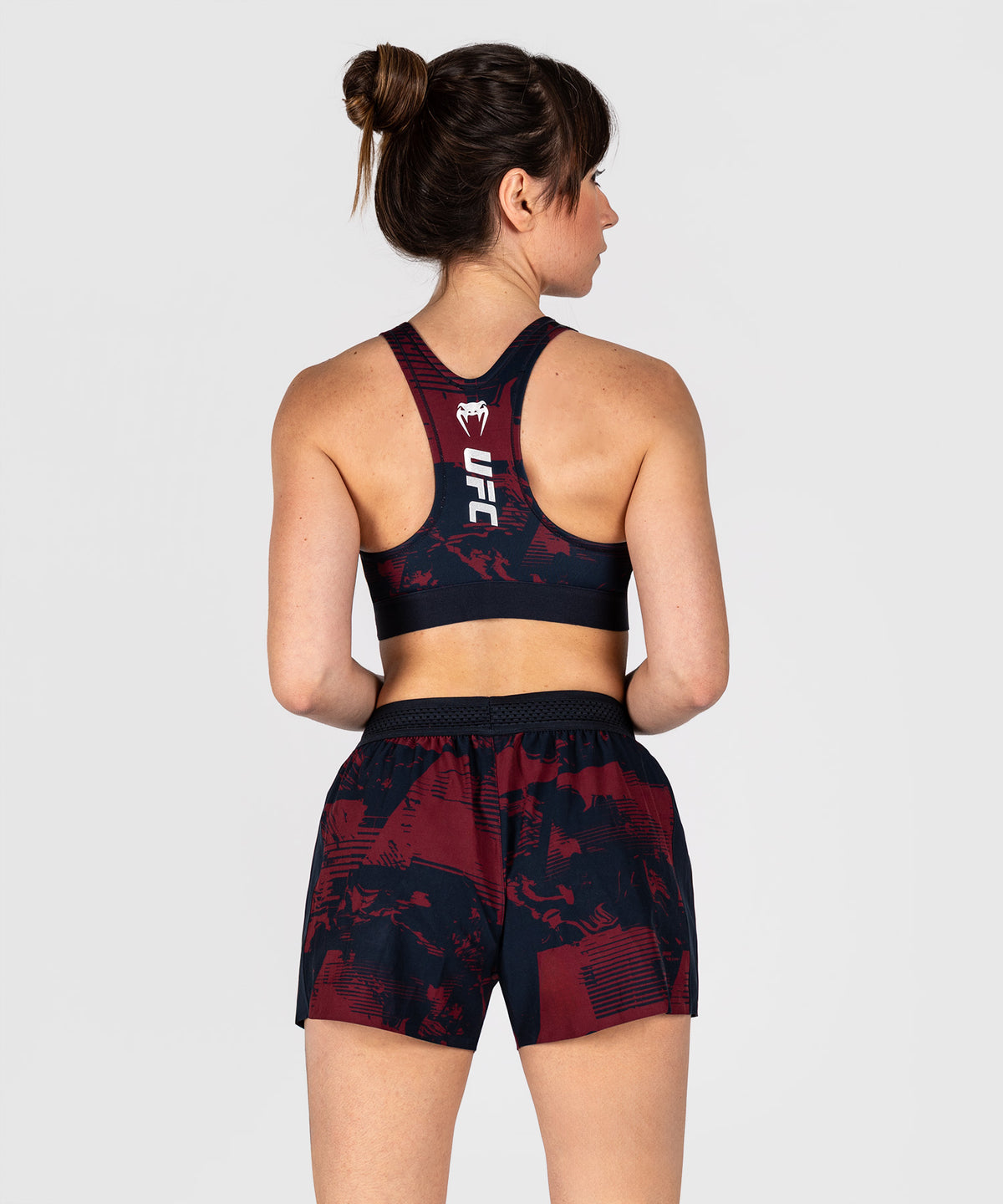 Brassière de sport Femme UFC Zenith by Venum Authentic Fight Week - Bleu marine/Bordeaux/Argent