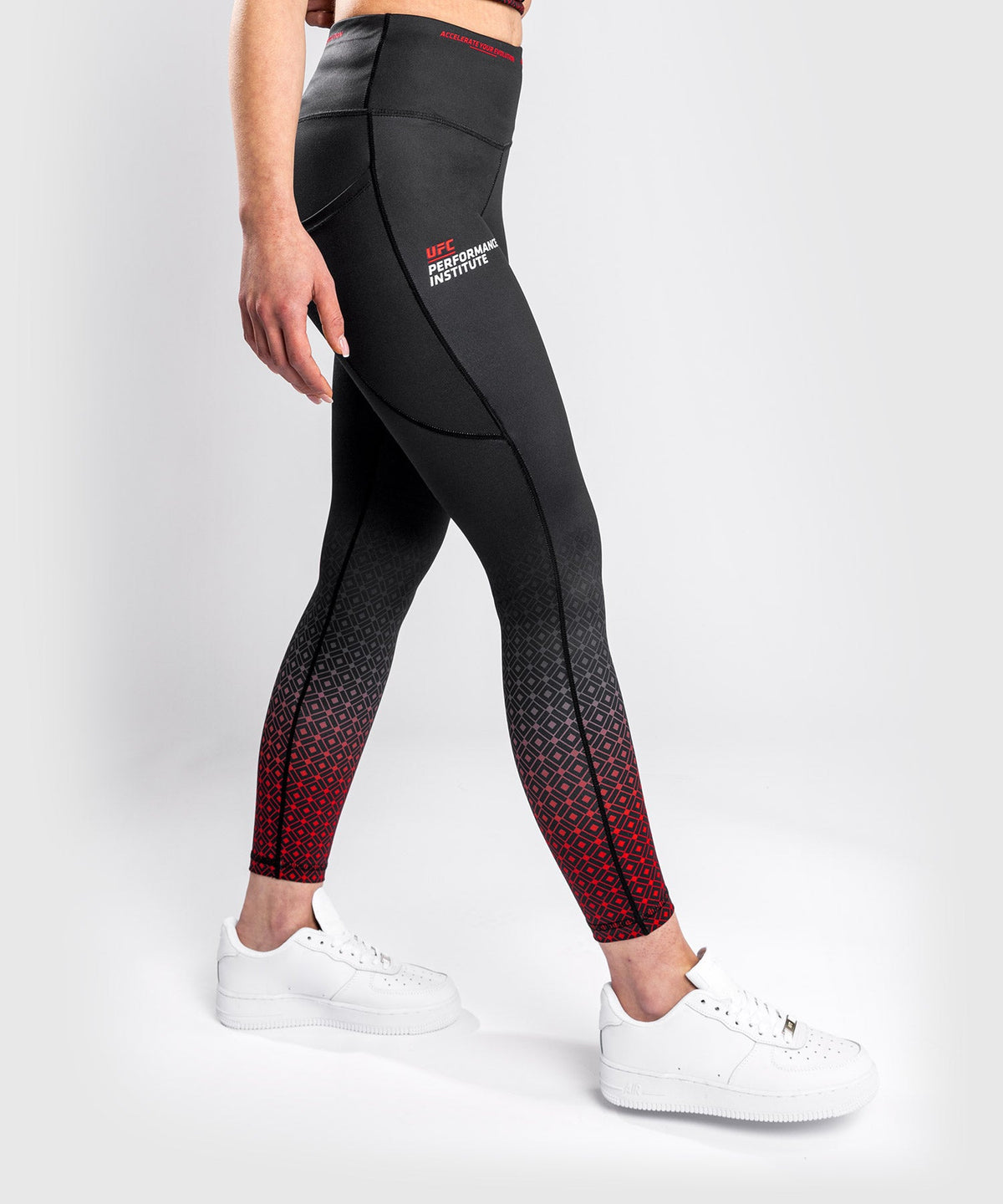 Venum Performance Institute UFC Legging - Schwarz/Rot