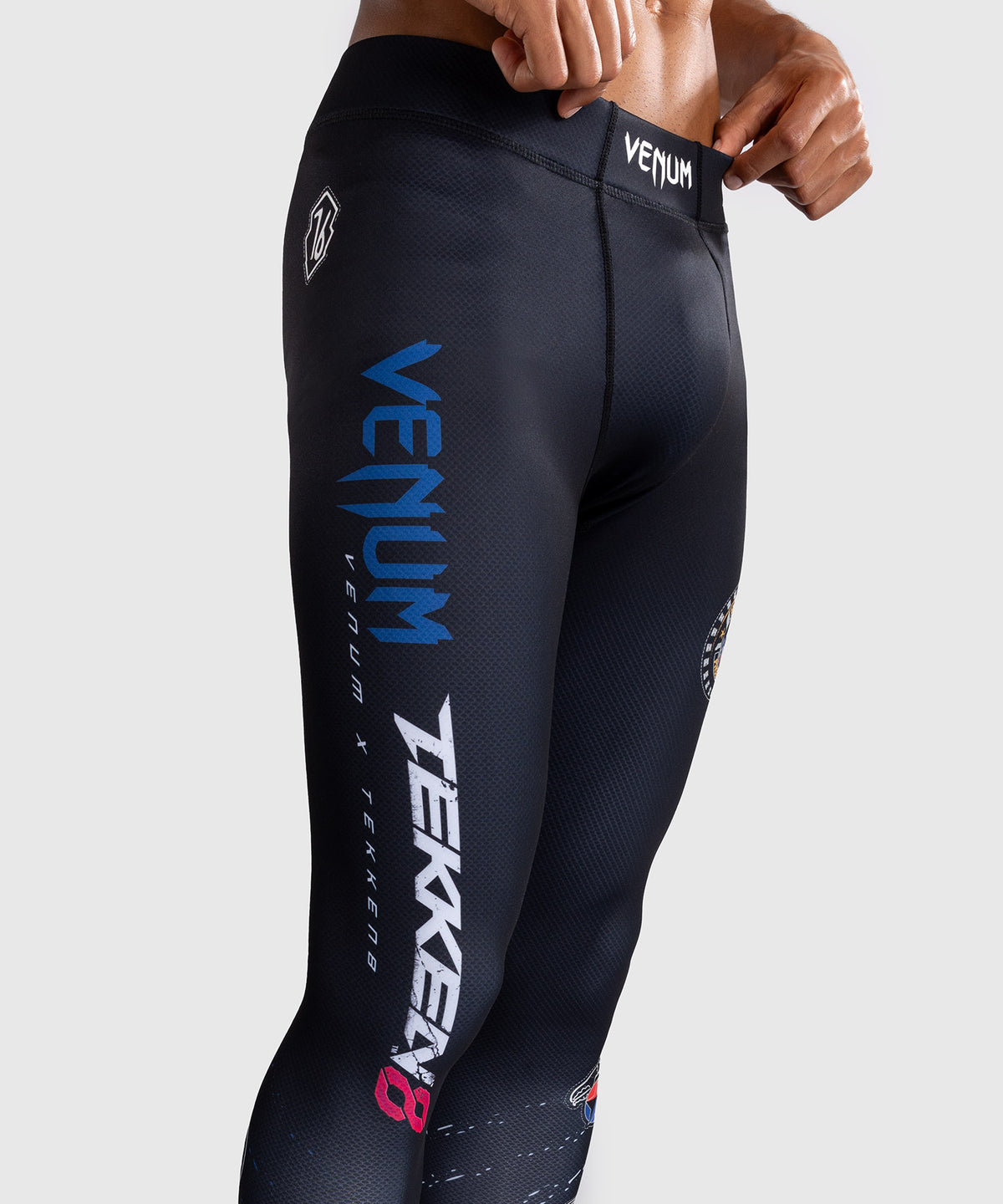 Venum x TEKKEN 8 - Paul Phoenix Spats - Schwarz/Blau