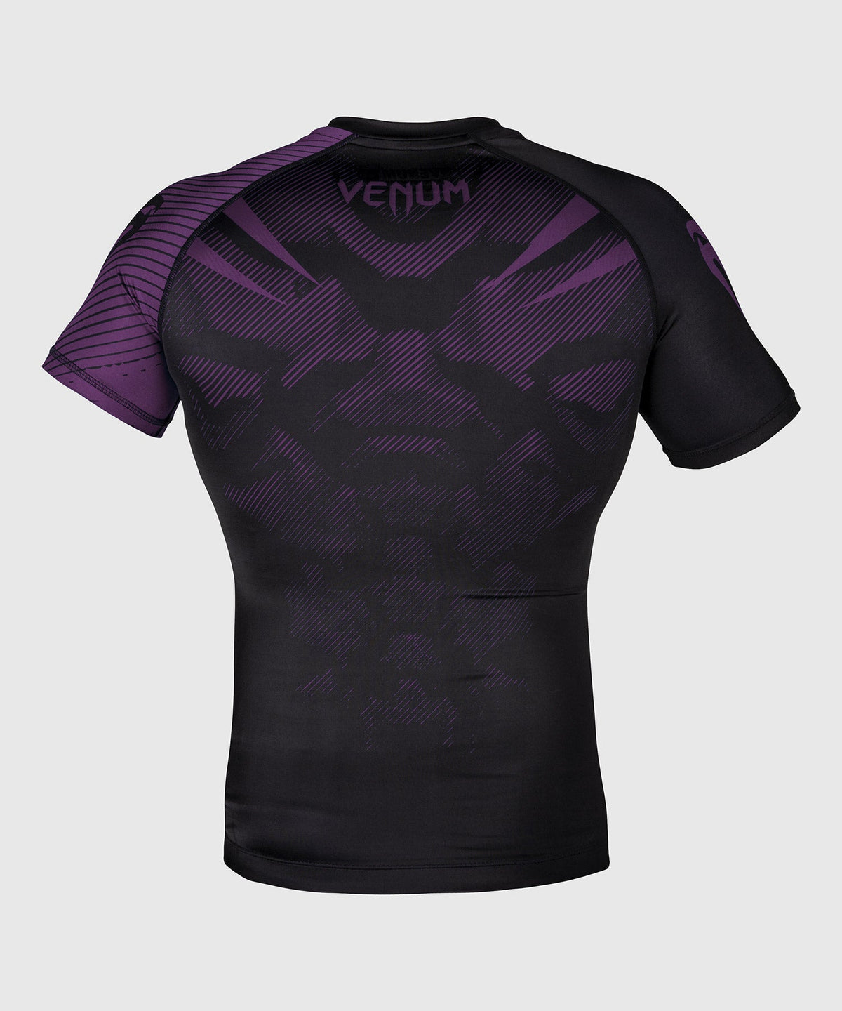 Rashguard Venum NoGi 2.0 - Manches courtes Approuvé IBJJF - Noir/Violet