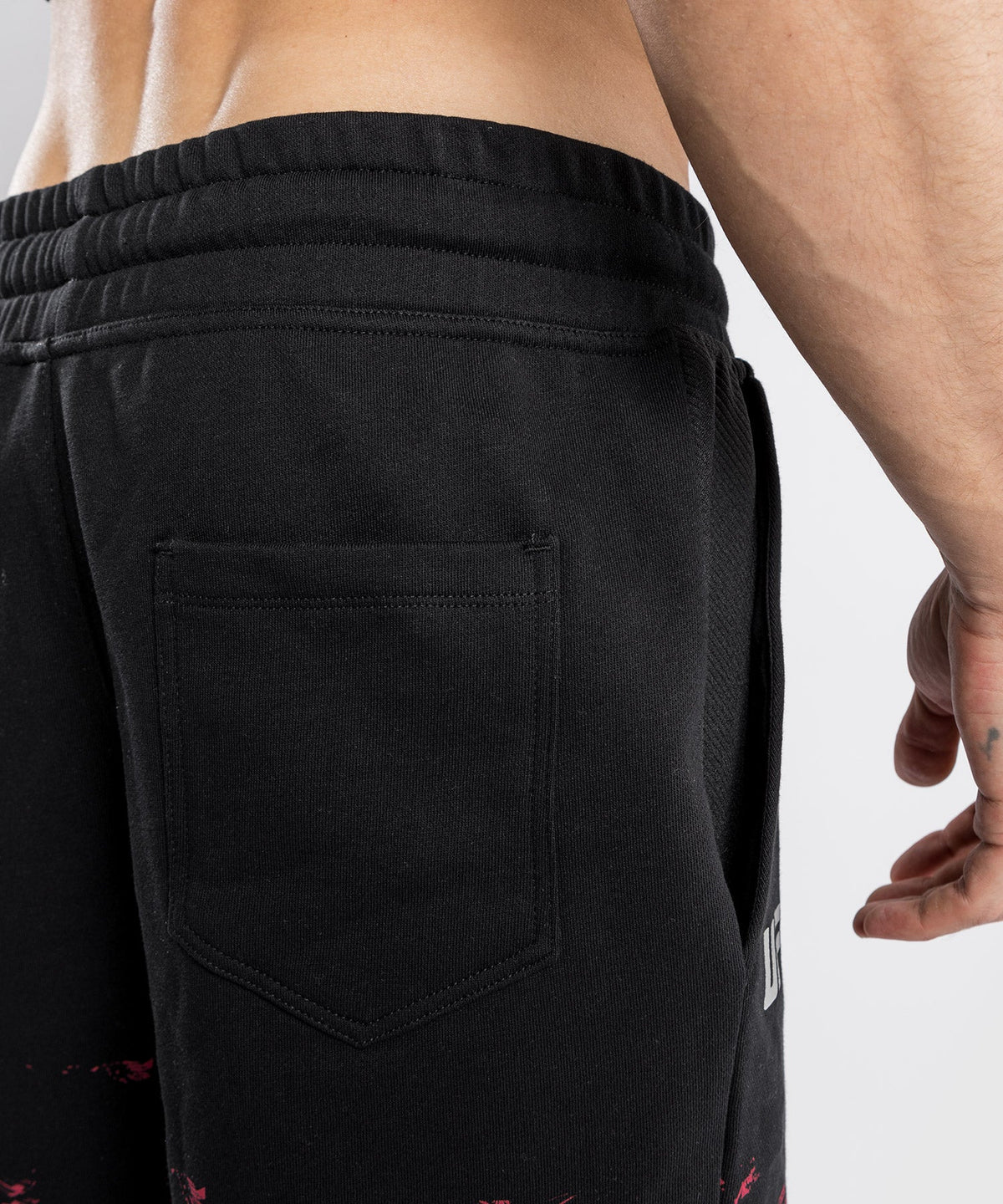 Short en Coton UFC Venum Authentic Fight Week 2.0 - Noir/Rouge