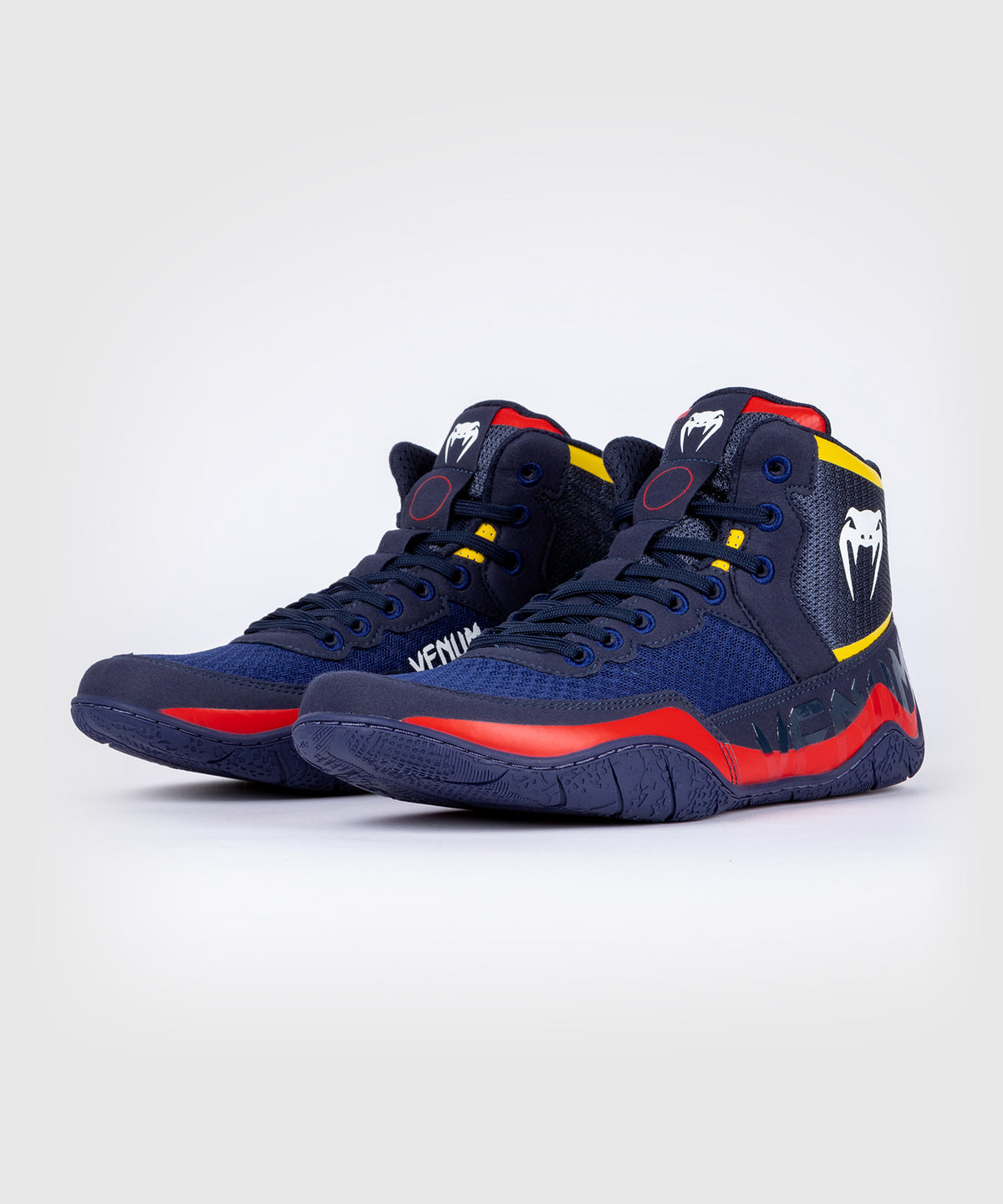 Chaussures de lutte Venum Elite - Bleu/Jaune