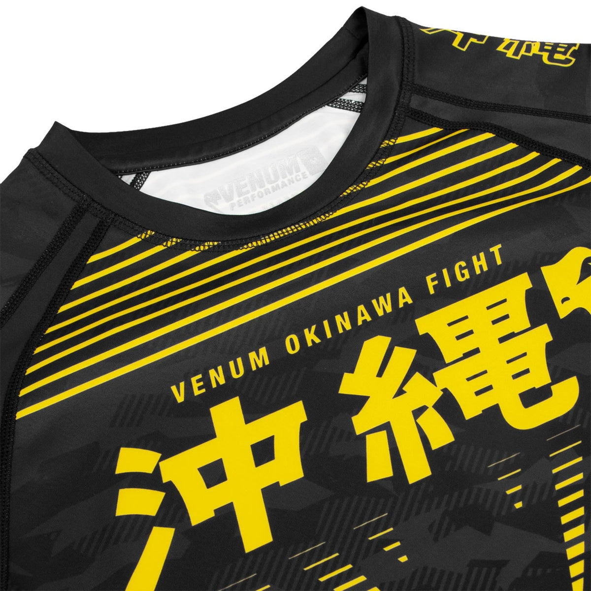 Rashguard Venum Okinawa 2.0 - Manches longues - Noir/Jaune