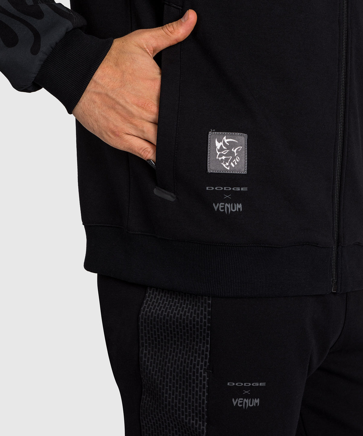 Venum x Dodge Demon 170  Men’s Full-Zip Jacket - Black