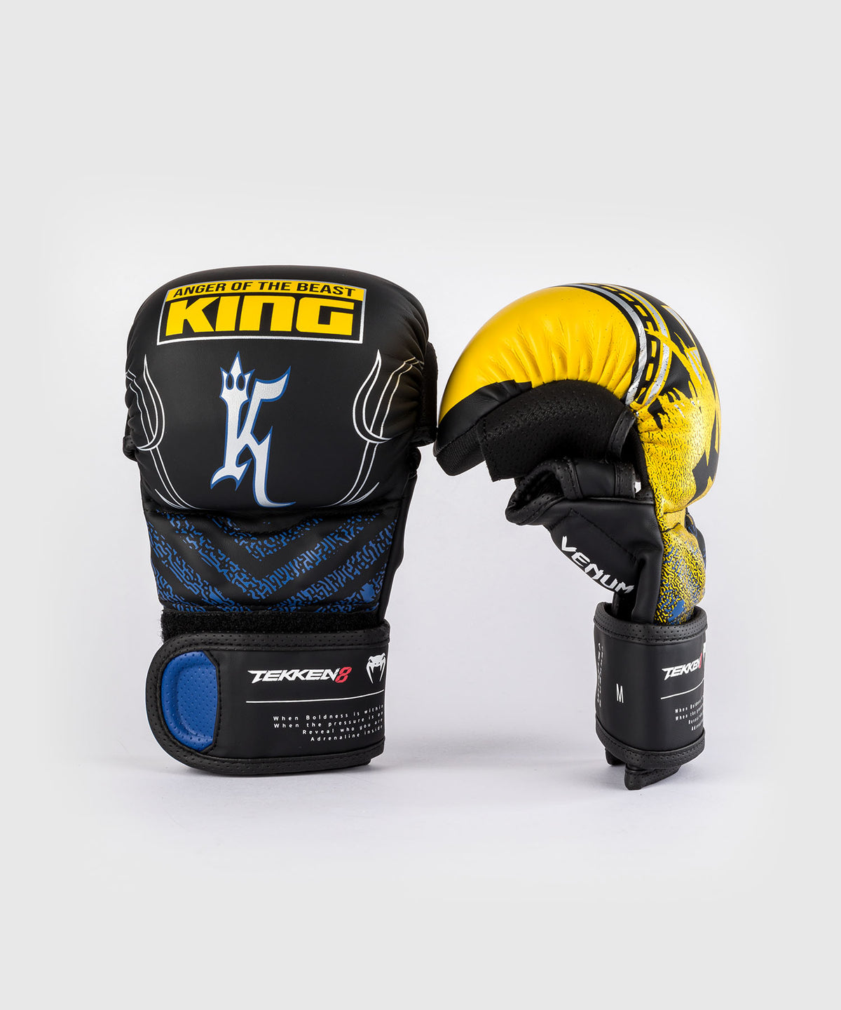 Venum x TEKKEN 8 King Sparring Gloves - Black/Yellow