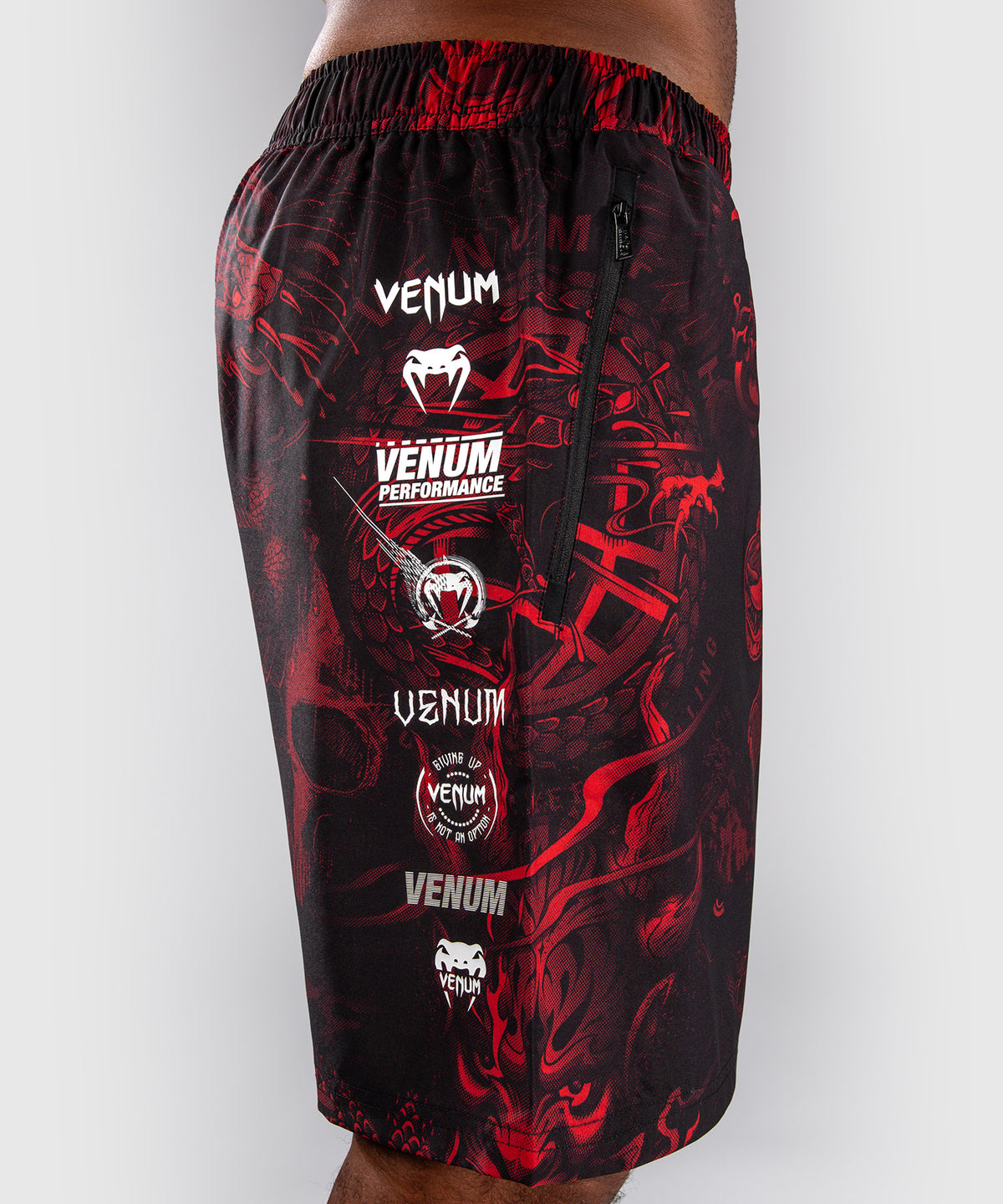 Venum 20th Anniversary Short de Entrenamiento - Negro/Rojo