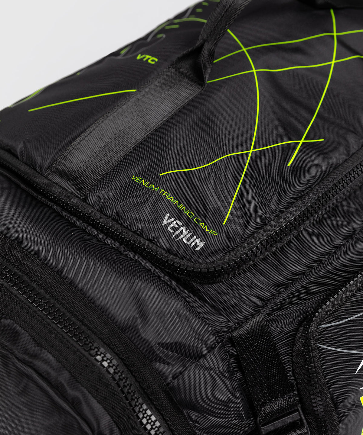 Venum Training Camp 4.0 Bolsa de deporte - Negro/Verde neón
