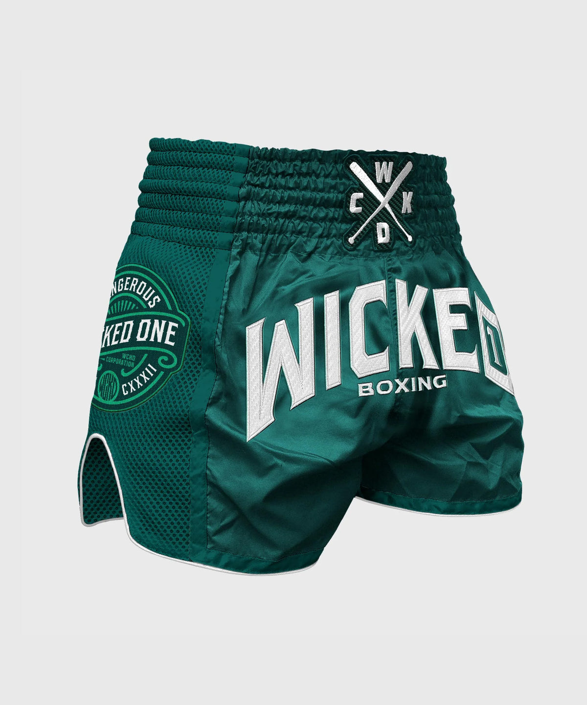 Wicked One Block Muay Thai Shorts - Green