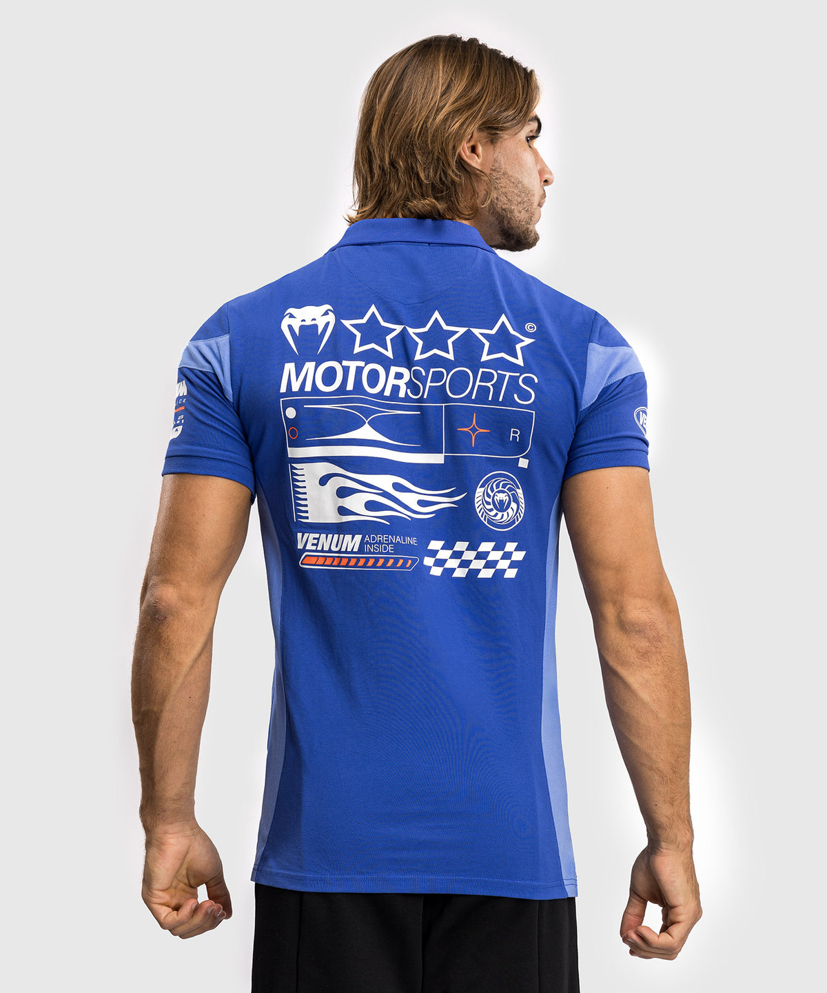 Venum Motorsport Polo de Algodón - Azul Real